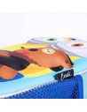 Tradineur- Mochila para niños en 3D con diseño de los Minions, ideal para la escuela. Medidas de 25 x 31 x 10 cm para colgar en