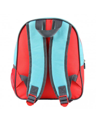 Tradineur -Mochila para niños en 3D con diseño de los Vengadores, ideal para la escuela. Medidas de 25 x 31 x 10 cm para colgar