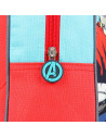 Tradineur -Mochila para niños en 3D con diseño de los Vengadores, ideal para la escuela. Medidas de 25 x 31 x 10 cm para colgar