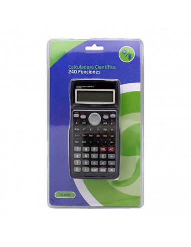 Tradineur - calculadora científica - Grado profesional - 240 Funciones - Diseño ergonomico - Fabricado en plástico a prueba de a