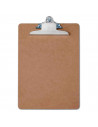 Tradineur - Portafolios con pinzas - Aptos para formatos A4 - Fabricado en madera - Multiusos - Adecuado para oficinas, escuelas