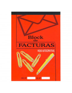 Tradineur - Bloc de facturas - Registro de venta, gastos, inversión y factura recibidas. - Ideal para la gestión de la tienda -
