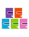 Tradineur - Cuaderno/Libreta - Tapa dura - Hojas cuadriculadas 5x5 - 140 páginas - 90 gr - Formato A6 - Encuadernación en espira