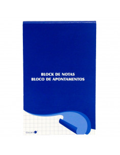 Tradineur - Block de notas - Tapa blanda - Sin Anillas - Hojas cuadriculadas 4x4 - 80 páginas - 60 gr - Formato A5 - 21 x 15 cm