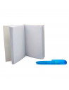 Tradineur - Pack de 4 Mini libreta - Libreta decorada - Hojas en blanco - Incluye bolígrafo - Sin anillas - 11,5 x 9 cm