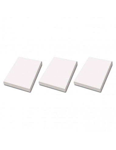 Tradineur - Pack de 3 paquetes de 500 hojas - 1500 Unidades en total - Formato A4 - Multifuncional - Apto para impresoras y fax