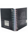 Tradineur - Pack de 4 Cuadernos/Libretas - Tapa dura - Páginas cuadriculadas 5x5 - 140 páginas - 90 gr - Formato A7 - Encuaderna