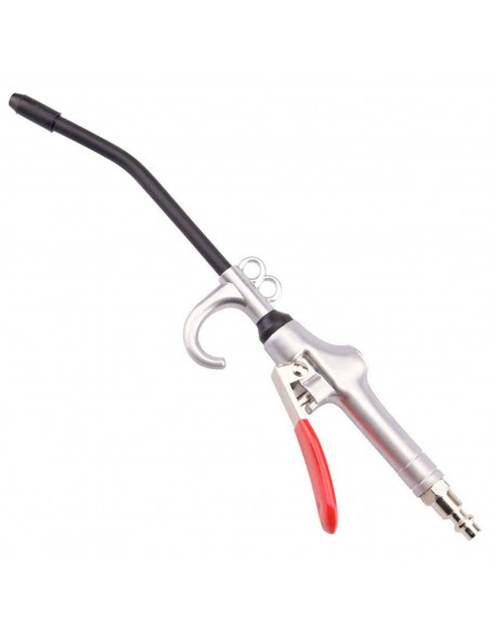 Tradineur - Pistola de aire comprimido - Incluye protector de goma - Accesorios para compresor de aire neumático - Construcción Tradineur - Pistola de aire comprimido - Incluye protector de goma - Accesorios para compresor de aire neumático - Construcción