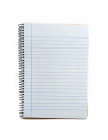 Tradineur - Pack de 4 libretas rayadas - 80 páginas (90 gr) - Encuadernación en espiral - Tapa dura - 21,6 x 15,5 cm - Colores S