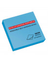 Tradineur - Notas autoadhesivas tono neón - Contiene 100 hojas - Forma totalmente cuadrada - Color Azul - 7,6 x 7,6 cm
