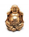 Tradineur - Pack 3 Figuras de Budas sentados - Fabricación de resina - Modelo ciego, sordo y mudo - Ideal para la meditación - 1