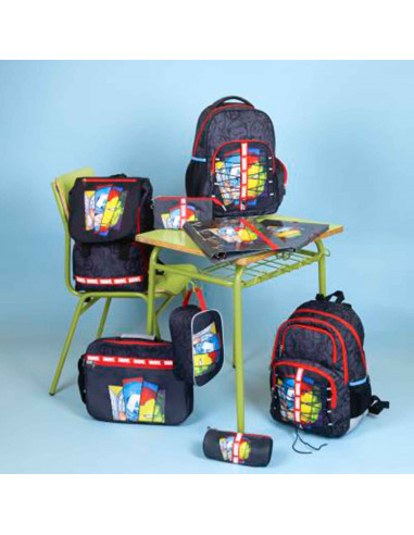 Tradineur - Carpeta de los Vengadores, de cartón resistente, con solapas y 2 gomas, ideal para el curso escolar. Medidas 34,3 x