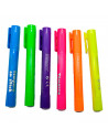 Tradineur - Caja de témperas sólidas en stick en color fluor - 6 Colores Diferentes - Acabado cera y tempera - Ideal para los ni