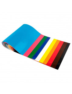 Tradineur - Pack de 40 papel charol - Ideal para que los niños hagan manualidades en la escuela y en el hogar. - 33 x 23 cm