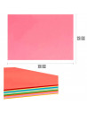 Tradineur - Pack de 40 papel charol - Ideal para que los niños hagan manualidades en la escuela y en el hogar. - 33 x 23 cm