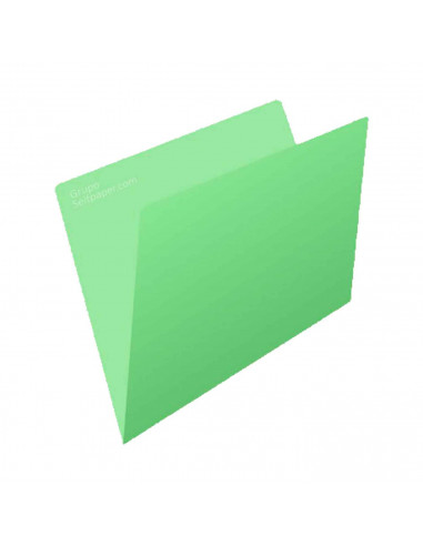 Tradineur - Pack de 4 carpetas de cartón de 32 x 23,5 cm - Tamaño folio - Juego de 4 carpetas para guardar papeles, ideal para e