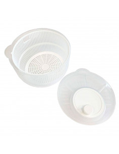 Tradineur - Centrifugadora de ensalada y verduras - Capacidad de 2,7 litros - Facil Manejo y sujecion segura - Apto para uso ali