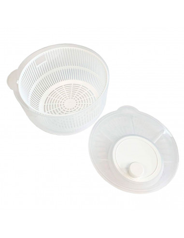 Tradineur - Centrifugadora de ensalada y verduras - Capacidad de 2,7 litros - Facil Manejo y sujecion segura - Apto para uso ali