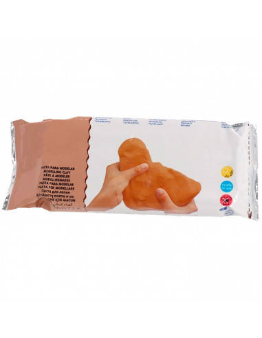 Tradineur - Pasta para modelar, arcilla flexible, suave y maleable, secado al aire, ideal para hacer manualidades, artesanía (Ma