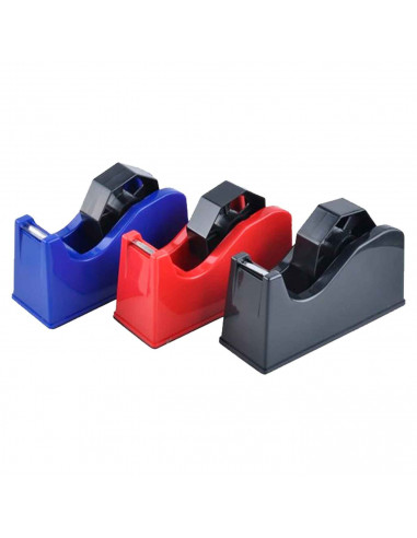 Tradineur - Porta celo gigante - Fabricado en plástico PVC - Base antideslizante - Máximo de cinta 25 mm. - 8,5 x 5,5 x 16,5 cm