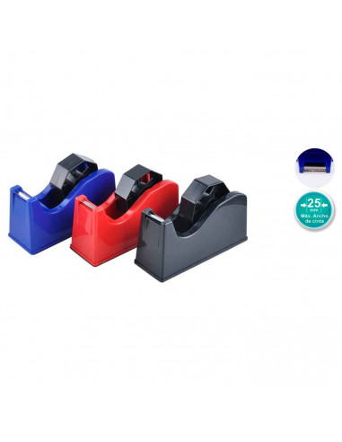 Tradineur - Porta celo gigante - Fabricado en plástico PVC - Base antideslizante - Máximo de cinta 25 mm. - 8,5 x 5,5 x 16,5 cm