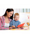 Tradineur - Pack de 4 blocks de 12 cartulinas - Color blanco - Tamaño/Formato A4 - Ideal para que los niños hagan manualidades e