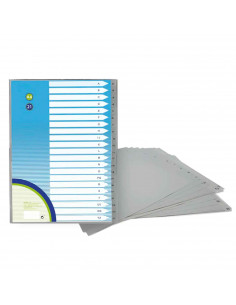 Tradineur - Pack de 3 separadores A-Z - Formato A4 - Ideal para organizar tus archivos y documentos importantes - 30 x 22,5 cm.