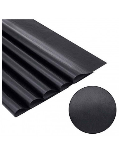 Tradineur - Pack de 30 hojas para calcar negro - Formato A4 - Ideal para proyectos de arte y manualidades - Funciona en muchas s