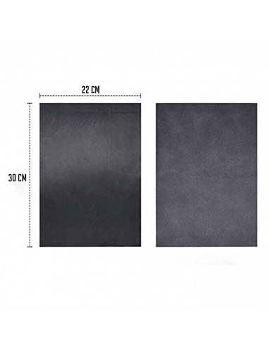Tradineur - Pack de 30 hojas para calcar negro - Formato A4 - Ideal para proyectos de arte y manualidades - Funciona en muchas s