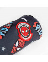 Tradineur - Estuche circular para el curso escolar de Spiderman con varias caras de nuestro superheroe favorito y cierre de crem