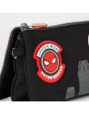 Tradineur - Estuche de 3 compartimentos para el curso escolar de Spiderman con varias caras de Spiderman y cierre de cremallera.