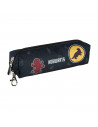 Tradineur - Estuche rectangular para el curso escolar de Harry Potter con los logos de las casas de Hogwarts y cierre de cremall