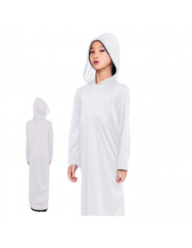 Tradineur - Túnica infantil con capucha - Fibra sintética - Ideal para las fiestas de disfraces - Carnaval, Halloween, cosplay -