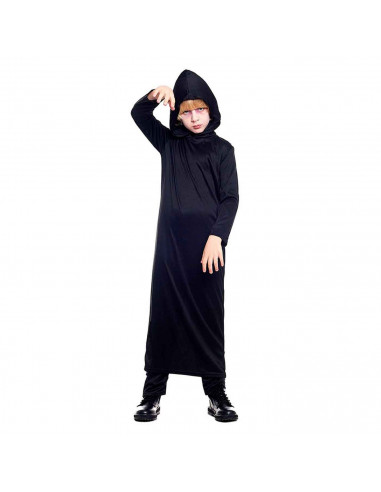 Tradineur - Túnica infantil con capucha - Fibra sintética - Ideal para las fiestas de disfraces - Carnaval, Halloween, cosplay -