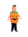 Tradineur - Disfraz infantil de bebé calabaza - Fibra sintética - Ideal para las fiestas de disfraces, carnaval, Halloween - Tal