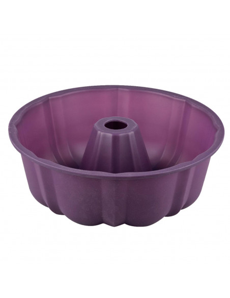 Tradineur - Molde de horno de silicona redondo para bizcochos 25,5 x 9 cm. Recipiente repostería, cocina, apto para microondas y Tradineur - Molde de horno de silicona redondo para bizcochos 25,5 x 9 cm. Recipiente repostería, cocina, apto para microondas y
