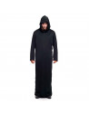 Tradineur - Túnica adulta con capucha - Unisex - 100% Poliéster - Ideal para las fiestas de halloween - Talla M - Color Negro