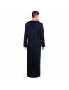 Tradineur - Túnica adulta con capucha - Unisex - 100% Poliéster - Ideal para las fiestas de halloween - Talla M - Color Negro