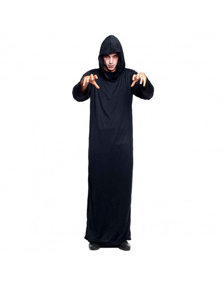 Tradineur - Túnica adulta con capucha - Unisex - Fabricación 100% poliéster - Ideal para las fiestas de Halloween - Talla L - Co Tradineur - Túnica adulta con capucha - Unisex - Fabricación 100% poliéster - Ideal para las fiestas de Halloween - Talla L - Co