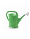 Regadera de plástico de color verde, de 40 x 10,5 x 27,5 cm con capacidad de 2 litros. Recipiente para mantenimiento de jardín.