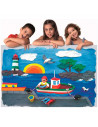 Tradineur - Caja de 15 plastilinas multicolor, modelar, flexible, suave y maleable, ideal para niños, manualidades, uso escolar,