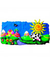 Tradineur - Caja de 15 plastilinas multicolor, modelar, flexible, suave y maleable, ideal para niños, manualidades, uso escolar,