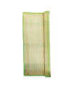 Tradineur - Esterilla de playa de fibra vegetal, enrollable, reutilizable, ligera y resistente, picnic, acampada, camping, 60 x