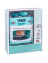 Tradineur - Cocina con horno de juguete, incluye luz y sonido, mini electrodoméstico interactivo, simulación, funciona con pilas