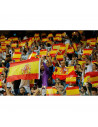 Tradineur - Bandera de España para balcón, válida para mástil, poliéster, resisetente a la intemperie, exterior, eventos deporti