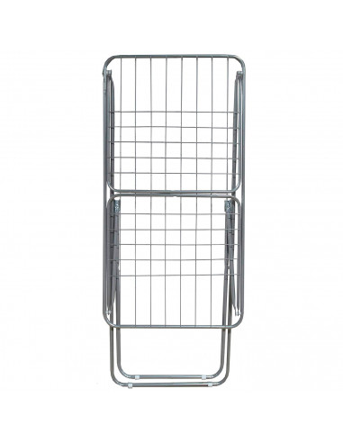Tradineur - Tendedero plegable metálico con 18 metros espacio de tendido, soporte para tender ropa, pies antideslizantes (Platea