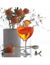 Tradineur - Set de 6 copas modelo Misket de cristal para cócteles, combinados, vino, resistentes, aptas para lavavajillas (645