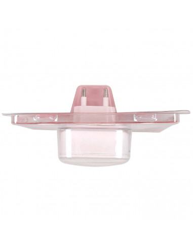 Tradineur - Repelentente de insectos y ratones eléctrico, 3 W, antimosquitos ultrasónico, luz LED, libre de químicos, hogar (Bla