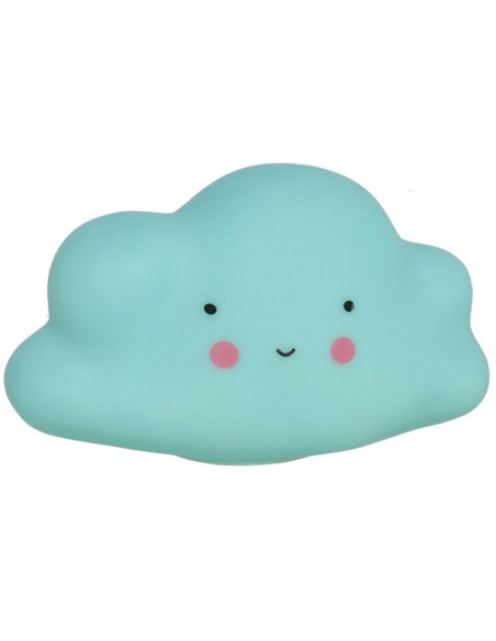Tradineur - Lámpara de nube de plástico, luz nocturna infantil, lámpara de mesita de noche para niños, quitamiedos, funciona con Tradineur - Lámpara de nube de plástico, luz nocturna infantil, lámpara de mesita de noche para niños, quitamiedos, funciona con