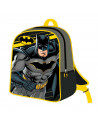 Tradineur - Mochila para niños en 3D con diseño de Batman, ideal para la escuela. Medidas de 25 x 31 x 10 cm para colgar en la e